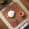 中式加厚棉麻茶巾高端小号茶桌，吸水毛巾禅意，茶布抹布垫布茶台配件