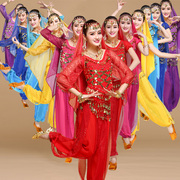 荷香艺梦印度舞蹈服装成人女套装八亮片垂感强灯笼裤天竺舞蹈服