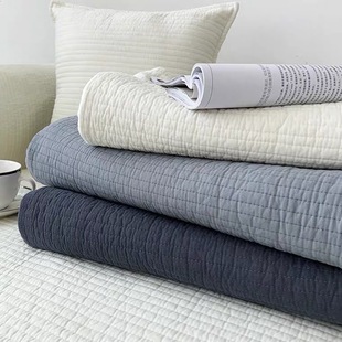 北欧简约现代纯色全棉布艺，四季通用防滑沙发垫子纯棉加厚坐垫夏季