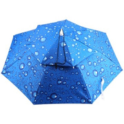 伞帽头戴伞雨伞钓鱼伞遮阳采茶伞头戴式折叠遮雨雨帽钓鱼帽