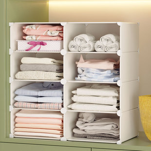 宿舍衣柜收纳分层隔板衣橱隔断分层架柜子分隔收纳儿童衣物置物架