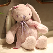 可爱长耳朵兔子毛绒玩具小白兔娃娃女孩安抚兔兔玩偶抱着睡觉抱枕