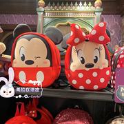 香港迪士尼 米奇米妮兒童背包书包双肩包 蝴蝶结可爱卡通