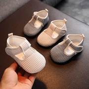 男宝宝鞋子春秋季小童，手工布鞋婴儿，学步鞋软底10女1岁婴幼儿8个月