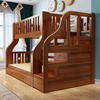 全实木儿童上下床双层床多功能，组合大人两层上下铺，木床高低子母床