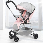高景观(高景观)双向婴儿，推车可坐可躺轻便避震便携一键折叠新生宝宝手推车