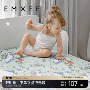 唐艺昕嫚熙婴儿床笠纯棉，床单儿童床上用品，新生宝宝防水垫