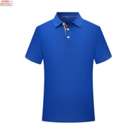 yk250宝蓝色天蓝色t恤衫设计订做深蓝兰，polo男士团体女士t-shirt