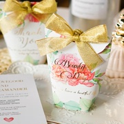 结婚喜糖盒创意抖音糖果盒婚礼喜糖包装盒宝宝满月喜糖袋纸盒