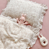 可爱兔子儿童被套单件全棉纱布柔软透气婴儿宝宝幼儿园纯棉小被罩