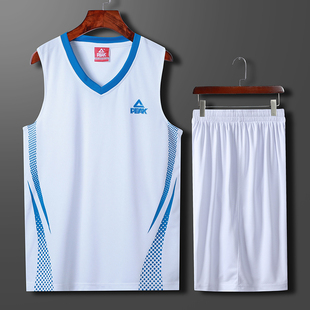 匹克篮球服套装男定制2022球衣，运动训练背心，速干订制队服比赛