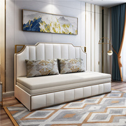 折叠床美式轻奢沙发床折叠沙发，两用可折叠小户型家用款卧室收缩床
