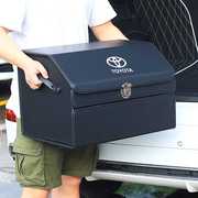 丰田后备箱储物箱凯美瑞卡罗拉车内用品汽车后尾箱整理车载置物盒