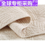 欧洲刺绣全棉绗缝被三件套纯棉空调夏凉被床单榻榻米床盖四季通用