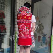云南贵州民族传统绣花背带宝宝，外出老式背带，婴儿背袋秋冬夹棉加厚
