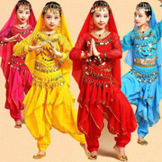 少儿女童新疆幼儿少数民族风，肚皮舞表演服印度舞蹈服装儿童演出服