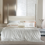 高端法式真丝四件套32姆米100%桑蚕丝高级丝绸，纯色床单被套床品