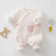 婴儿棉服新生婴儿，儿衣服冬季棉袄连体，加厚棉衣11月12月份出生宝宝