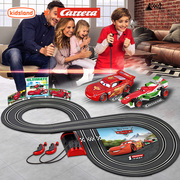 卡雷拉carrera轨道赛车套装闪电，麦坤汽车玩具，男孩儿童正版礼物