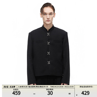 ETERNITY ITA 23SS小众新中式立领短款西服无性别男女设计感外套