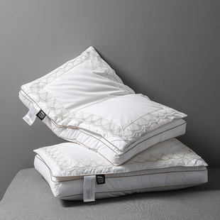 五星级酒店专用蚕丝枕芯丝滑单人助睡眠家用枕芯不塌陷不变形枕头