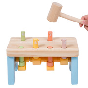 儿童益智敲打台打桩台幼儿园早教玩具手眼协调训练打地鼠游戏