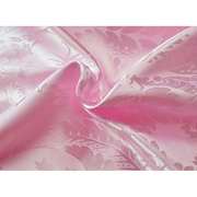 超柔全棉提花AB款情侣被罩蚕丝被被套粉红色1.5米1.8米2.0米