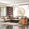 新中式实木沙发客厅别墅大小户型轻奢禅意中国风布艺定制家具组合