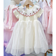 女童连衣裙夏季娃娃，领纱纱公主裙小清晰款非质量问题不换