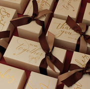 创意欧式喜糖盒ins风，结婚伴手礼礼盒，糖果包装纸盒生日伴手礼盒