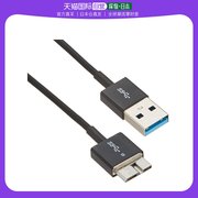 日本直邮山业SANWA SUPPLY USB3.0数据线MicroA对MicroB細0.3