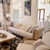 美式乡村客厅实木复古欧式新古典沙发组合轻奢雕花别墅影楼家具