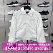 skechers斯凯奇女装缤纷休闲时尚翻领裥棉服梭织棒球外套l124w017