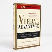 言语优势具有强大词汇量的十个简单步骤，英文原版verbaladvantage词汇单词，书gre出国考试工具书英文原版