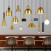 北欧现代简约餐厅三头灯创意，服装店吧台网，红个性床头单头餐吊灯具