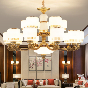 新中式吊灯客厅灯2022年中国风现代卧室餐厅别墅复式楼梯灯具