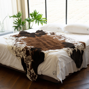 欧美时尚高仿真(高仿真)牛皮，防滑地毯家用奶牛，撘毯客厅卧室沙发毛绒搭垫