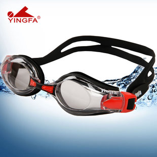 英发泳镜防雾防水成人男 女大框舒适高清镀膜学生游泳眼镜2800