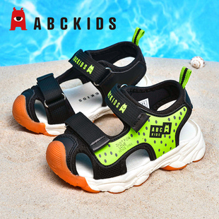 abckids童鞋男童凉鞋，2024夏季包头幼童，儿童沙滩鞋运动凉鞋子