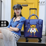 日本个性行李箱女高颜值旅行箱包男短途拉杆包小登机箱18