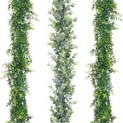 1.8米人造桉树藤条仿真绿色尤加利，草藤曼婚礼背景拱形墙软装