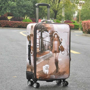 学生拉杆箱女24寸结实耐用行李箱，男26寸可爱密码箱大容量28寸皮箱