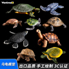 儿童玩具仿真海洋动物模型两栖爬行 乌龟模型海龟陆龟巴西龟甲鱼