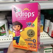 加拿大Ddrops Dora儿童维生素D3 每日1滴400IU 60天量