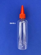 100ml尖嘴分装瓶便携胶水，塑料瓶儿童方便挤压红色尖嘴盖子