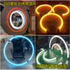 led360度发光亚克力定制烤弯圆环，弧形霓虹可弯曲造型装饰圆形灯管