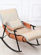 定制摇椅套罩冬季加厚躺椅垫子通用藤椅可拆洗午睡棉垫折叠椅竹椅