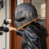CYRIL赛罗碳纤维复古头盔摩托车哈雷骑士盔男女机车街道超轻全盔