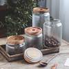 日式玻璃储物罐厨房食品杂粮咖啡豆茶叶密封罐家用透明储藏收纳罐