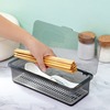 家用厨房筷子盒餐具筷子收纳盒沥水加长款筷笼家用防尘塑料筷子筒